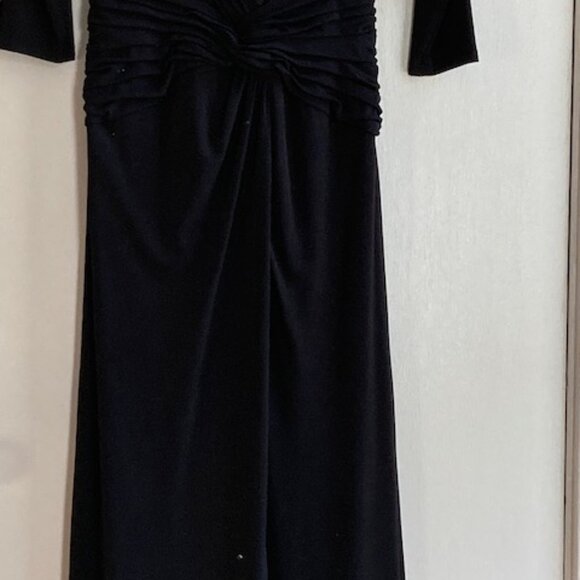 Tadashi Shoji Designer gown, black, XS - Picture 3 of 9